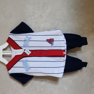 Brand new Baby 3 pc Baseball outfit
